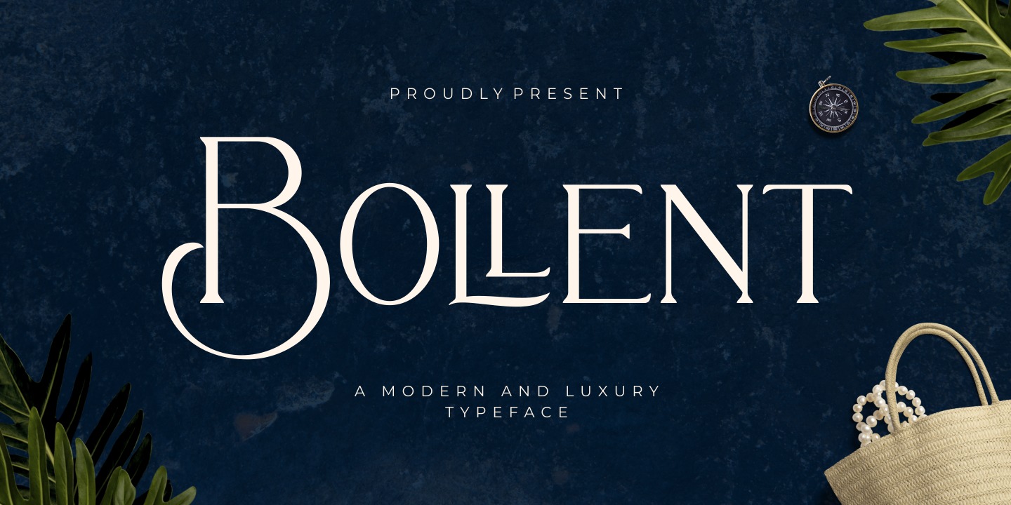 Bollent Font preview